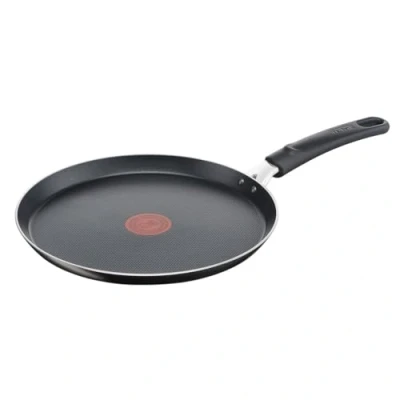 Imagen de Tefal EASY COOK &amp; CLEAN Sartén para crepes (25 cm, antiadherente, compatible con todos los fuegos, excepto inducción B5541002)