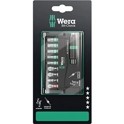 Imagen de WERA 05073418001 Bit Check 10 BiTorsion 3 SB Estuches de puntas