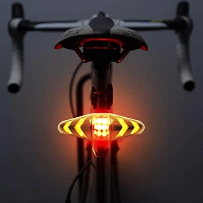 Imagen de MASO Luz Trasera de Bicicleta LED Intermitentes con Control Remoto inalámbrico Recargable multifunción Modos Impermeable para MTB Carretera
