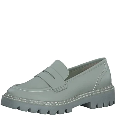 Imagen de s.Oliver 5 24703 30 Mocasines Mujer, Verde (Pálido), 38 EU