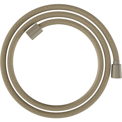 Imagen de hansgrohe Designflex Planet Edition, flexo de ducha universal 1,60 m, sistema anti torsión, manguera flexible y resistente a las torceduras, incl. juntas, arena