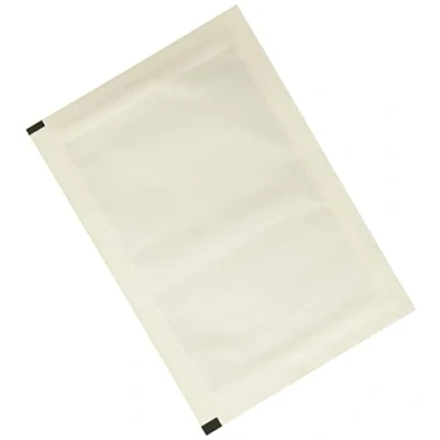 Imagen de Amazon Basics Hojas para lubricar y afilar trituradoras, Microcorte Pack de 12, blanco