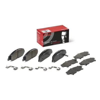 Imagen de BREMBO P 09 016 Juego de pastillas freno con avisador acústico desgaste Chapa antichirridos accesorios CADILLAC: CTS II Berlina