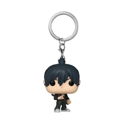 Imagen de Funko Pop! Keychain: CSM AKI Hayakawa Chainsaw Man Minifigura de Vinilo Coleccionable Llavero Original Relleno Calcetines Idea Regalo Mercancia Oficial Anime Fans