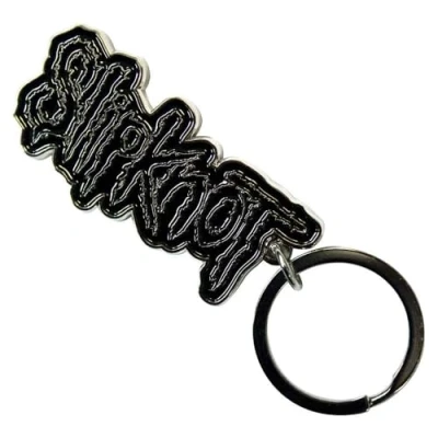 Imagen de Rock Off officially licensed products Slipknot Llavero con logotipo Negro y borde negro, , talla única