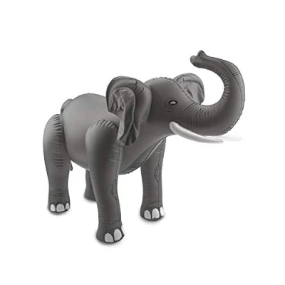 Imagen de Folat Elefante inflable 60 cm, Gris
