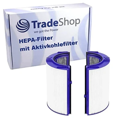 Imagen de Trade Shop filtro HEPA con de carbón activo compatible Dyson DP04, HP04, HP06, HP07, HP09, PH01, PH02, PH03, PH04, TP04, TP06