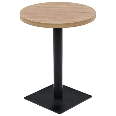 Imagen de Mesa de bar bistró mdf y acero redonda 60x60