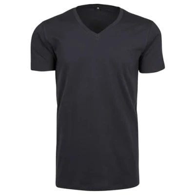Imagen de Build Your Brand Light T Shirt V Neck Camiseta, Navy, 4XL para Hombre