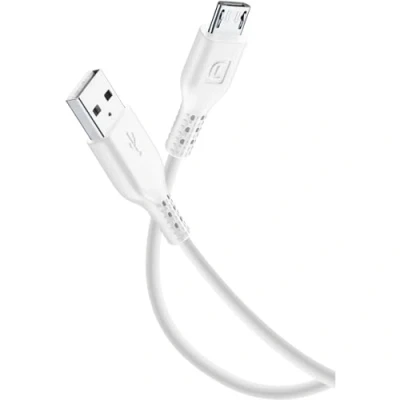 Imagen de Cable USB a Micro CellularLine, de USB, blanco