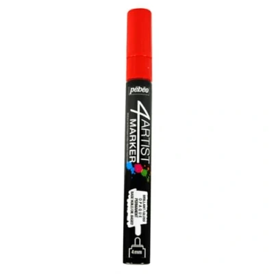 Imagen de Pebeo 4Artist Rotuladores (4 mm), color rojo
