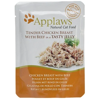 Imagen de Applaws Comida humeda para Gatos Gato Jelly Pouch Pollo y Ternera 70 gr