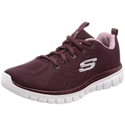 Imagen de Skechers Zapatillas Graceful Get Connected para mujer, Vino, 38 EU