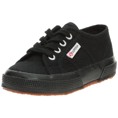 Imagen de Superga 2750 JCOT Classic Sneaker, Zapatillas Unisex niños, Full Black, 23 EU