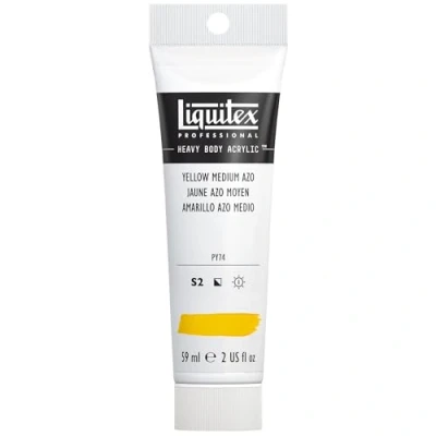 Imagen de Liquitex Heavy Body Tubo De Pintura Acrílica, 59 ml, Amarillo Azo Medio