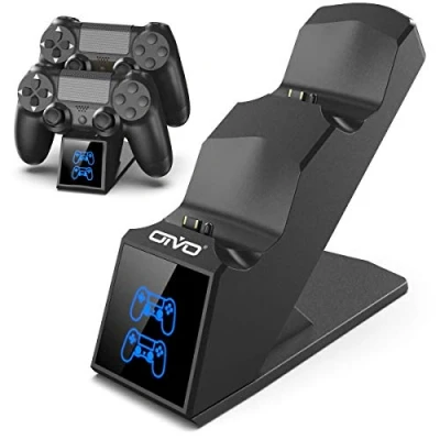 Imagen de OIVO Cargador Mando PS4, Estación de Rápida Carga 1,8 Horas para inalambrica Base Sony Playstation 4