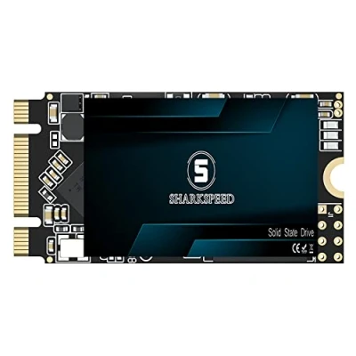 Imagen de SSD M.2 2242 4TB SHARKSPEED Disco Duro Interno de Estado sólido, 42mm SATA III NGFF 3D NAND, Compatible con Ordenadores Escritorio y portátiles