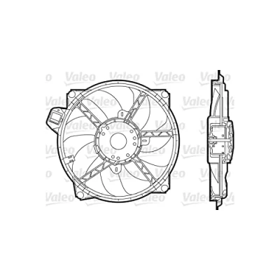 Imagen de VALEO 696376 Ventilador de Radiador 370W RENAULT: MEGANE 3 Coupe, SCENIC 3,