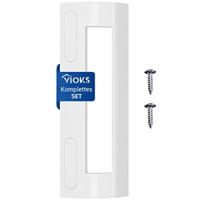 Imagen de VIOKS Puerta Asa en nevera y congelador para 82 163 mm de distancia tornillo, color blanco