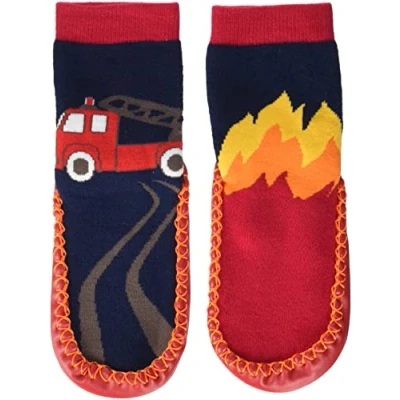 Imagen de Playshoes Zapatillas, Pantuflas Unisex niños, Bomberos, 26/27 EU