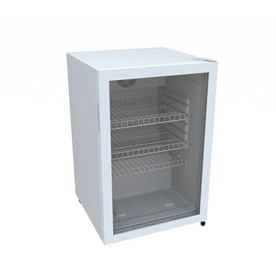 Imagen de METRO Professional Frigorífico con Puerta de Cristal GSC2125, LED, estantes Ajustables, plástico/Metal, 118 L, 54.5 x 54 84 cm, Blanco