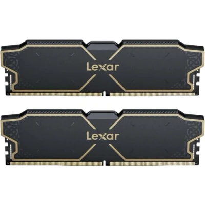 Imagen de Lexar Thor OC Memoria RAM DDR5 32GB Kit (2x16GB) 6000 MHz, DRAM 288 Pin UDIMM PC para Computadora Juegos Alto Rendimiento Compatible con Intel XMP 3.0/AMD Expo 1.35V (LD5U16G60C38LG RGD)