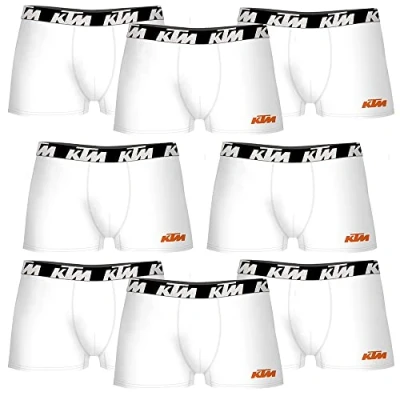 Imagen de KTM XL Set de 8 Calzoncillos bóxer Blanco, Multicolor, Hombre