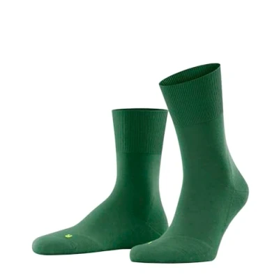 Imagen de FALKE Run U SO algodón unicolor 1 par, Calcetines Unisex adulto, Verde (Golf 7408), 44 45