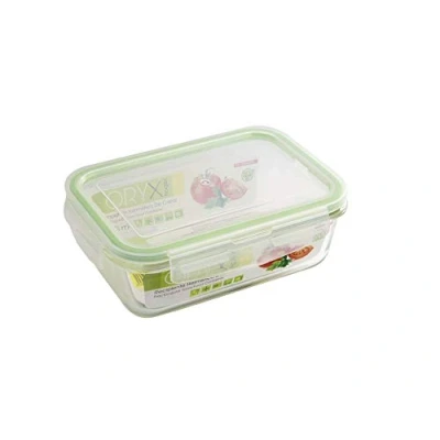 Imagen de ORYX Recipiente Hermetico Cristal Rectangular 550 ml. 16.7 x 11.8 6.2 (alt) cm.