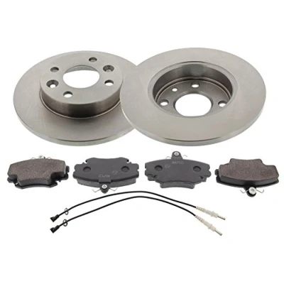 Imagen de MAPCO 47152 Kit de discos y pastillas freno Eje delantero macizo con contacto avisador desgaste RENAULT: CLIO 2, 1, Super 5 Hatchback