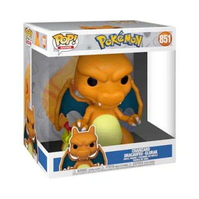 Imagen de Funko POP! Jumbo: Pokemon Charizard Figuras Miniaturas Coleccionables Para Exhibición Idea De Regalo Mercancía Oficial Juguetes Niños Y Adultos Fans Video Games