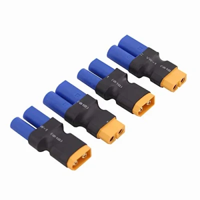 Imagen de OliRC 4piezas XT60 XT 60 a EC5 Macho Hembra Conector Adaptador (C154 4)