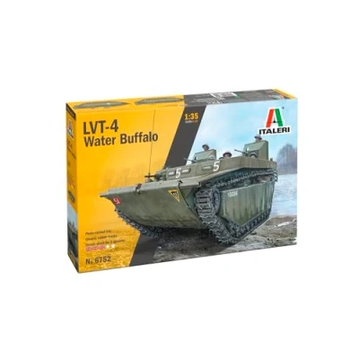 Imagen de Italeri 6752 1:35 LVT 4 Wasserbüffel modelismo, Kit, modelismo de pie, Manualidades, Hobby, encolado, Kit plástico, detallado, Militar, Tanque