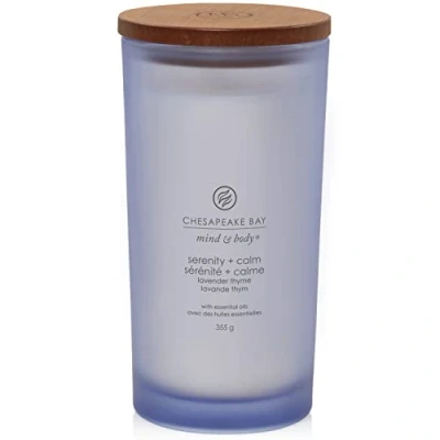 Imagen de Vela perfumada Chesapeake Bay Serenity + Calm de aromaterapia en vaso grande Tiempo combustión: hasta 82 horas Colección Mind &amp; Body