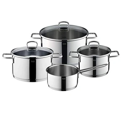 Imagen de Silit Alicante Juego de Utensilios Cocina, Acero Inoxidable, Plateado, 24 cm, 4