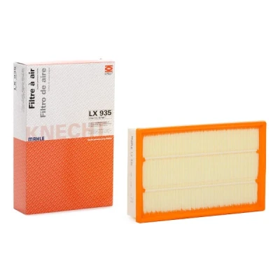 Imagen de MAHLE ORIGINAL LX 935 Filtro de aire 52,3 180 279,2, 281,0 Cartucho filtrante FORD: Transit Mk6 Bus, Mk5 Camión plataforma/Chasis