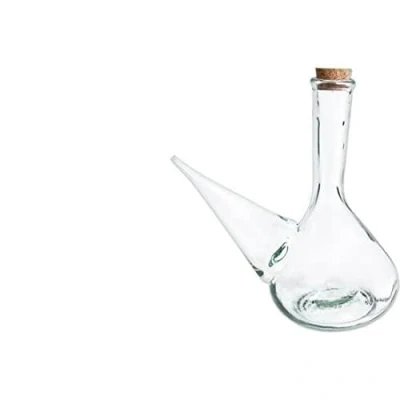 Imagen de Cm 157314 Porron Cristal Rustico Tapon Corcho 1L