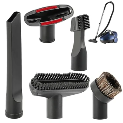 Imagen de 5 Piezas Accesorios para Aspiradora, Aspiradora Universal, Boquilla Tapicería, Cepillo Universal Aspiradoras, Apto Aspiradoras de Calibre 32 mm