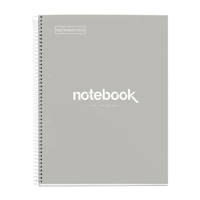 Imagen de Cuaderno espiral miquelrius notebook 1 emotions tapa forrada din a4 microperforado 80 hojas 90g/m2 cuadro 5 mm