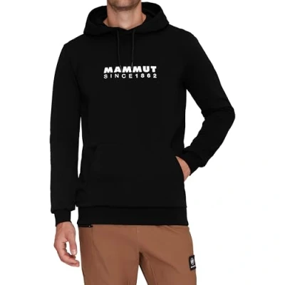 Imagen de Mammut Sudadera con Capucha ML Hombre Logo Negro Blanco XXL
