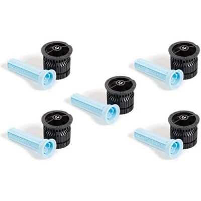 Imagen de Rain Bird Boquilla he Van 15 para rociadores estáticos, por Ejemplo 1804, 5 Unidades, Alta eficiencia, Color Verde Oscuro, Alcance de 1,5 m a 2,4 m, Ahorro Agua (15 Van, Negro)