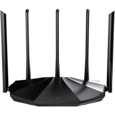 Imagen de Tenda Router WiFi 6 AX1500, Doble Banda 2.4GHz/5GHz, Puerto LAN/WAN Gigabit, 5 Antenas de 6dBi, Modo Repetidor, Control Parental, WPA3, OFDMA, MU MIMO, Beamforming, RX2 Pro Wi Fi
