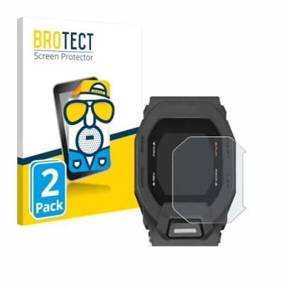 Imagen de BROTECT Protector Pantalla Anti Reflejos para Casio G Shock GBD 200 (2 Unidades) Película Mate Huellas