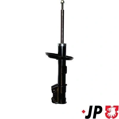 Imagen de JP GROUP 1242105170 amortiguador Eje delantero, izquierda Presión de gas Bitubular Columna Espiga arriba OPEL: Corsa D Hatchback