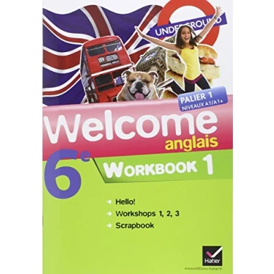 Imagen de Welcome Anglais 6e : Palier 1 Niveaux A1 a1+ Workbook