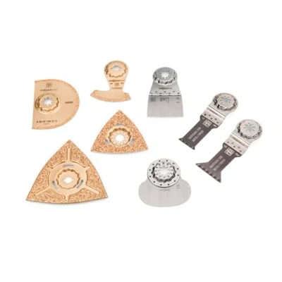 Imagen de FEIN Set REPARACION CALEFACCIÓN/SANITARIOS de 8 Accesorios para las aplicaciones en reparaciones sanitarios, Adecuado MultiTools, alojamiento StarlockMax , 100% Calidad