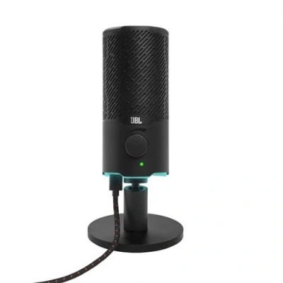 Imagen de Micrófono JBL Quantum Stream, USB, Gaming, Grabación, Soporte aluminio, Negro