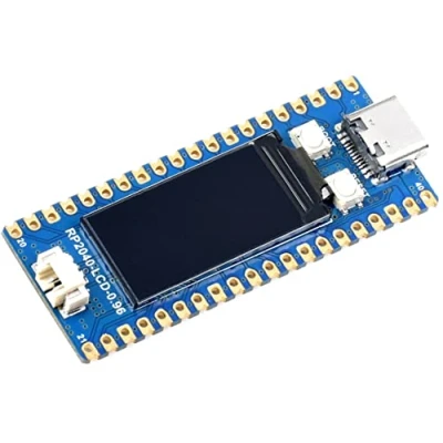 Imagen de Waveshare RP2040 MCU Board with Pre soldered Header, Onboard 0.96inch LCD Display, Incorporate Raspberry Pi Chip, Dual Core Arm Processor, Support MicroPython, C/C++