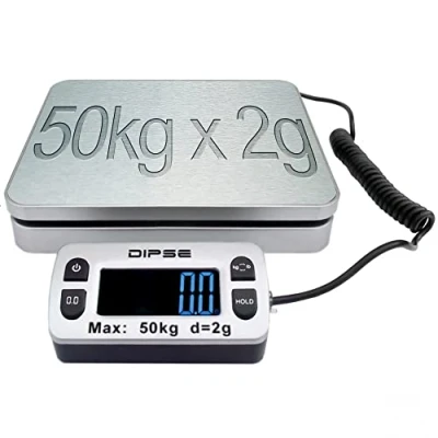 Imagen de Dipse Parcel Mini Balanza de paquetes con pantalla externa y gran potencia pesaje 50kg x 0,002kg