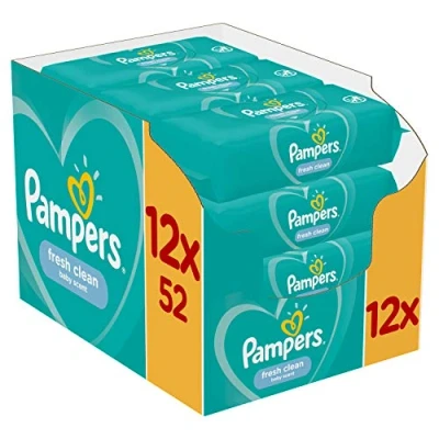 Imagen de Pampers 81688057 Fresh clean toallitas húmedas, unisex